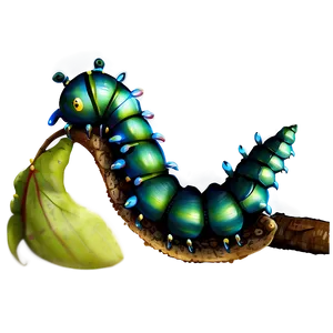 Mystical Caterpillar Fantasy PNG 05232024 PNG