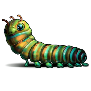 Mystical Caterpillar Fantasy PNG 05232024 PNG