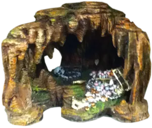 Mystical_ Cave_ Entrance PNG image