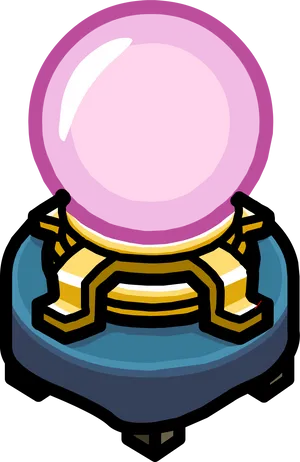 Mystical Crystal Ball PNG image