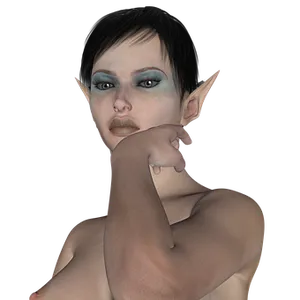 Mystical_ Elf_ Woman_ Portrait
