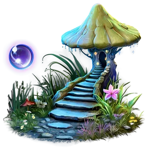Mystical Fairy Trail PNG 81