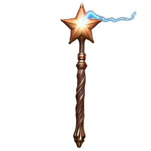 Mystical Fairy Wand PNG 41