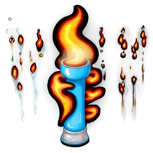 Mystical Fire Breath PNG B