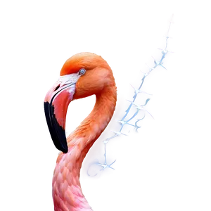 Mystical Flamingo Night Scene Png Ope46 PNG image