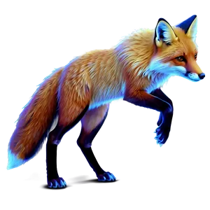 Mystical Fox Artwork Png 59 PNG image