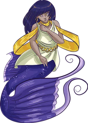 Mystical_ Mermaid_ Illustration PNG image