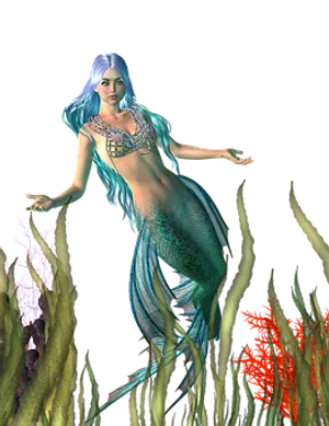 Mystical Mermaidin Underwater Realm.jpg PNG image