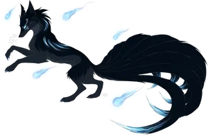 Mystical Nine Tailed Fox Art