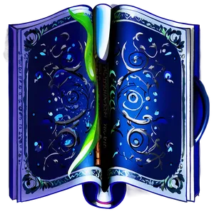 Mystical Open Book PNG Oyf71