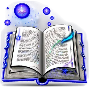 Mystical Open Book PNG Thb92