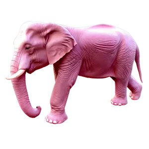 Mystical Pink Elephant PNG 36