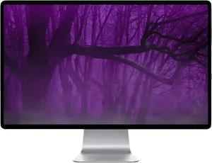 Mystical_ Purple_ Forest PNG image