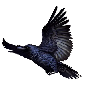 Mystical Raven PNG 12
