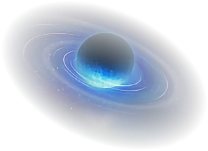 Mystical Saturn Artwork PNG image