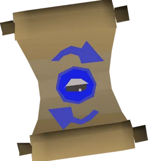 Mystical Scroll3 D Rendering PNG image