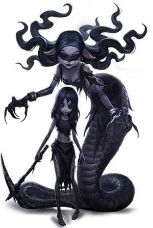 Mystical_ Serpentine_ Witch_ Artwork