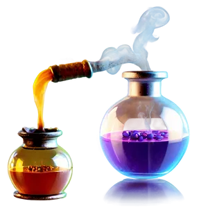 Mystical Smoking Potion PNG 05232024