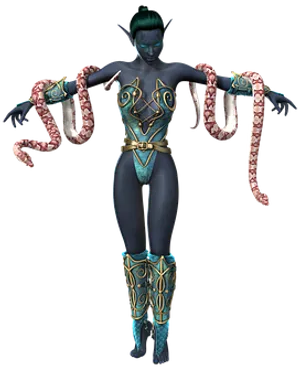 Mystical_ Snake_ Woman_ Character