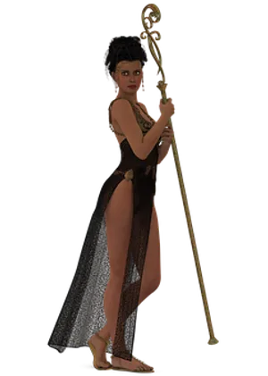 Mystical_ Sorceress_with_ Staff