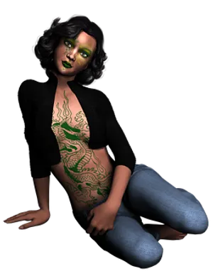 Mystical_ Tattooed_ Woman