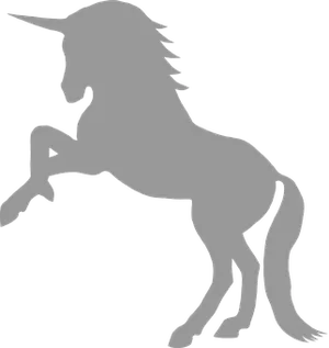 Mystical Unicorn Silhouette