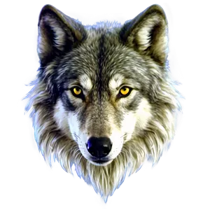 Mystical Wolf Head Avatar PNG Nkc