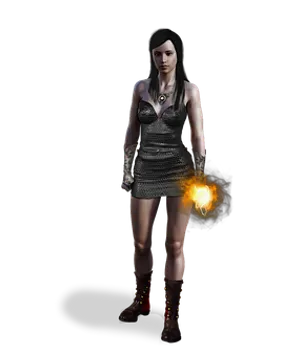 Mystical_ Woman_with_ Fireball