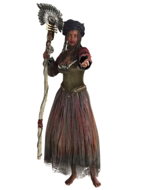 Mystical Womanwith Staff