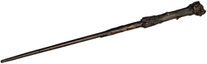 Mystical Wooden Wand PNG