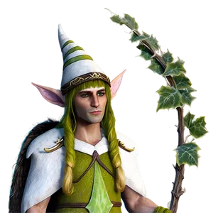 Mystical Woodland Elf PNG Gde60