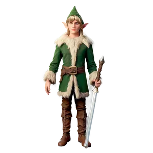 Mystical Woodland Elf PNG Lbe