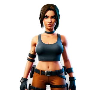 Mythic Lara Croft Fortnite Costume Png 06282024 PNG image