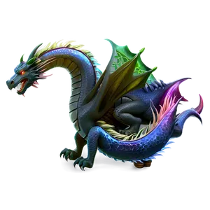 Mythical Dragon Illustration Png Bfq PNG image