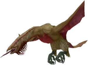 Mythical Garuda Flying Creature PNG image