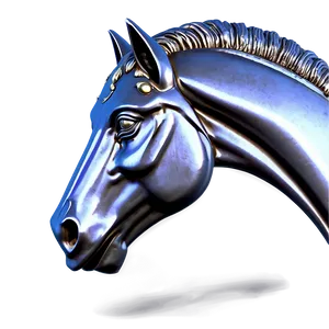 Mythical Horse Head Emblem PNG 63