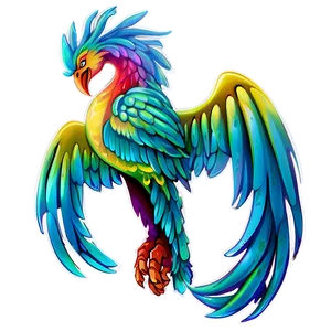 Mythical Phoenix Graphic Png Aec PNG image