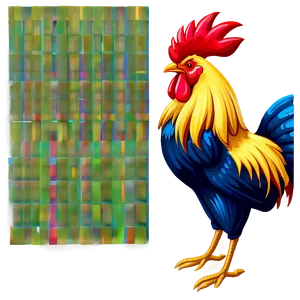 Mythical Rooster Figure PNG 05242024