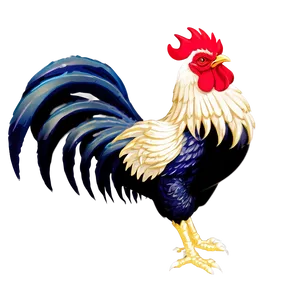 Mythical Rooster Figure PNG 05242024