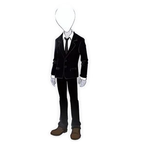Mythical Slender Man Drawing PNG 91