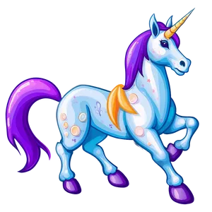 Mythical Unicorn Clipart PNG Nsl49