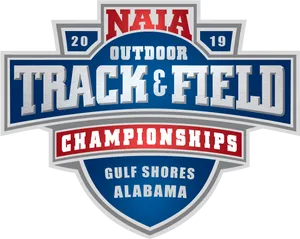 N A I A2019 Outdoor Track Field Championships Logo PNG image