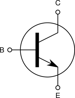 N P N Transistor Symbol PNG image