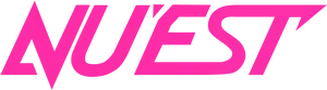 N U' E S T Kpop Group Logo Pink PNG image