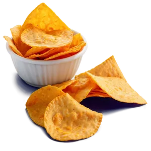 Nacho Cheese Chips PNG 05242024