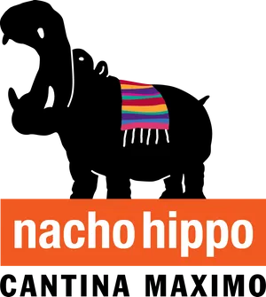 Nacho Hippo Cantina Maximo Logo PNG image