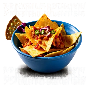Nachos Al Pastor Style PNG Itf