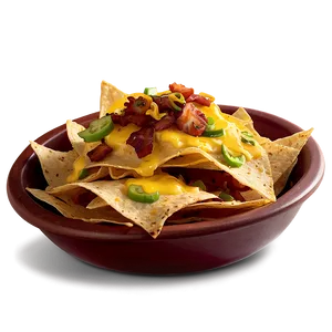Nachos With Bacon Bits PNG Mqo