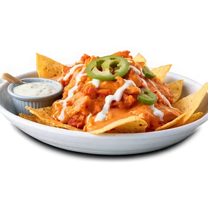 Nachos With Buffalo Chicken PNG Ydr PNG