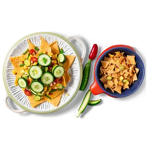 Nachos With Corn And Zucchini Png 21 PNG image